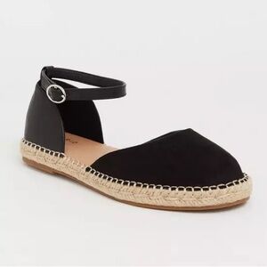 Torrid Black Ankle Strap Espadrilles